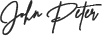 John Peter signature